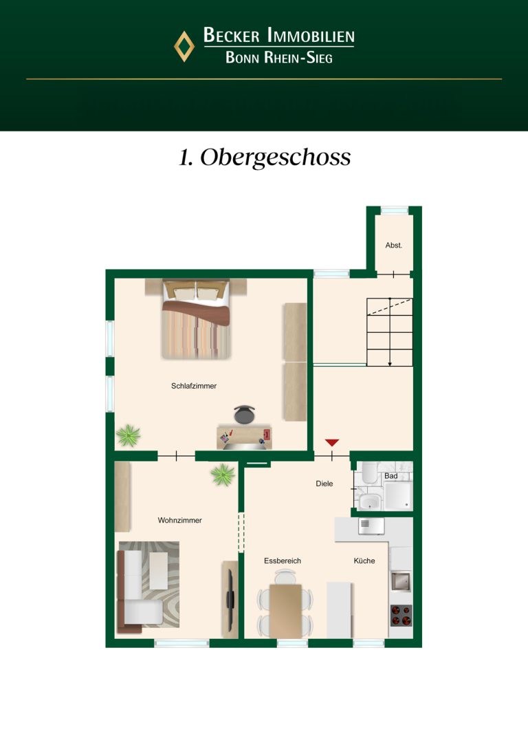 Immobilienangebot - Bonn / Ippendorf - Alle - Wohnhaus zur Modernisierung mit 4 Einheiten in bevorzugter Lage von Bonn - Ippendorf