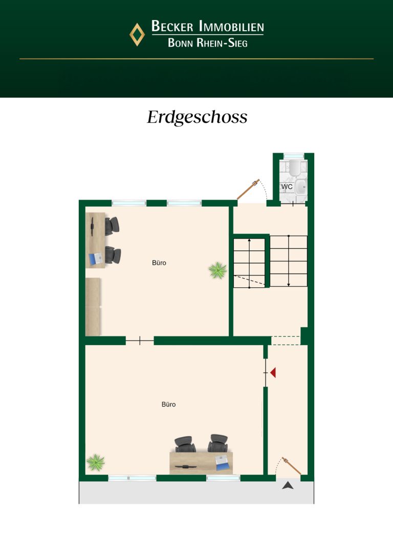 Immobilienangebot - Bonn / Ippendorf - Alle - Wohnhaus zur Modernisierung mit 4 Einheiten in bevorzugter Lage von Bonn - Ippendorf