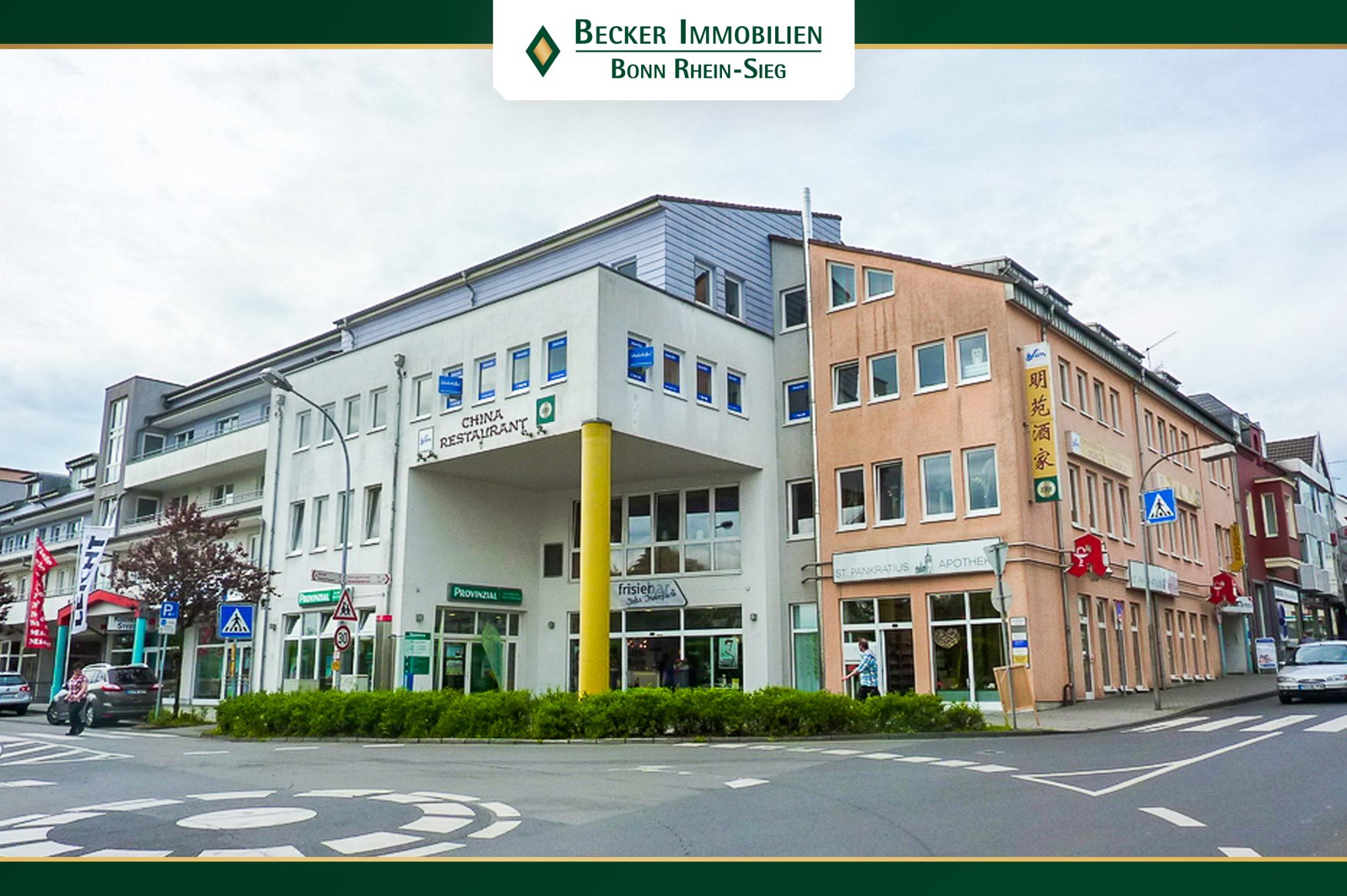 Immobilienangebot - Königswinter - Alle - Solide und langfristig vermietete Steuerberatungskanzlei mit 4 TG-Stellplätzen zur Anlage