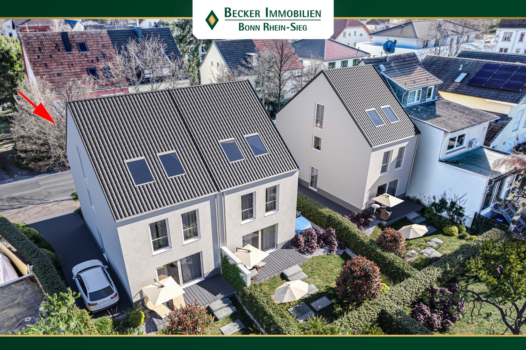 Immobilienangebot - Rheinbach - Alle - Drei neue Einfamilienhäuser mit PKW-Stellplätzen in ruhiger Stadtlage von Rheinbach, provisionsfrei
