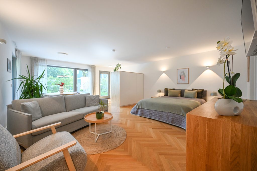 Immobilienangebot - Bad Honnef - Alle - Vollmöblierte, hochwertige Wohnung mit Terrasse und eigenem Gartenanteil in bester Lage von Rhöndorf