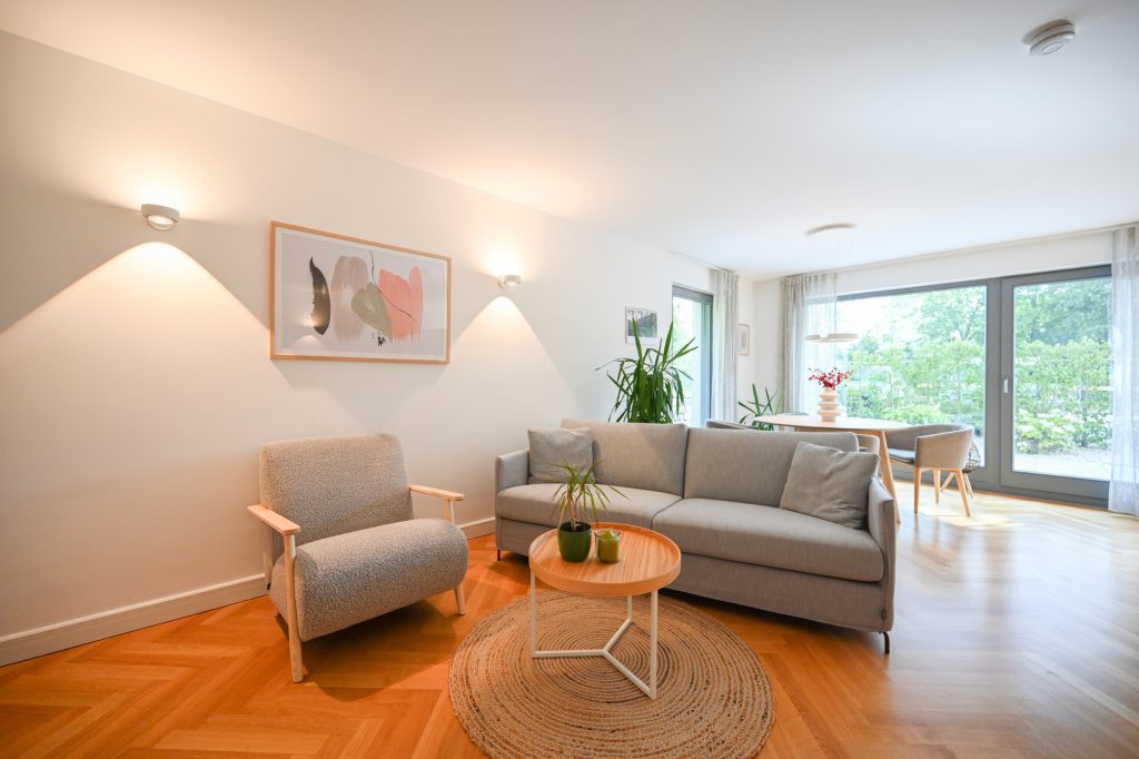 Immobilienangebot - Bad Honnef - Alle - Vollmöblierte, hochwertige Wohnung mit Terrasse und eigenem Gartenanteil in bester Lage von Rhöndorf