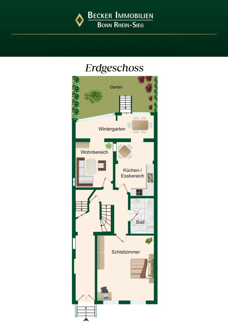 Immobilienangebot - Bonn - Alle - Denkmalgeschütztes Gründerzeithaus mit Entwicklungspotential im Herzen der Südstadt - bezugsfrei