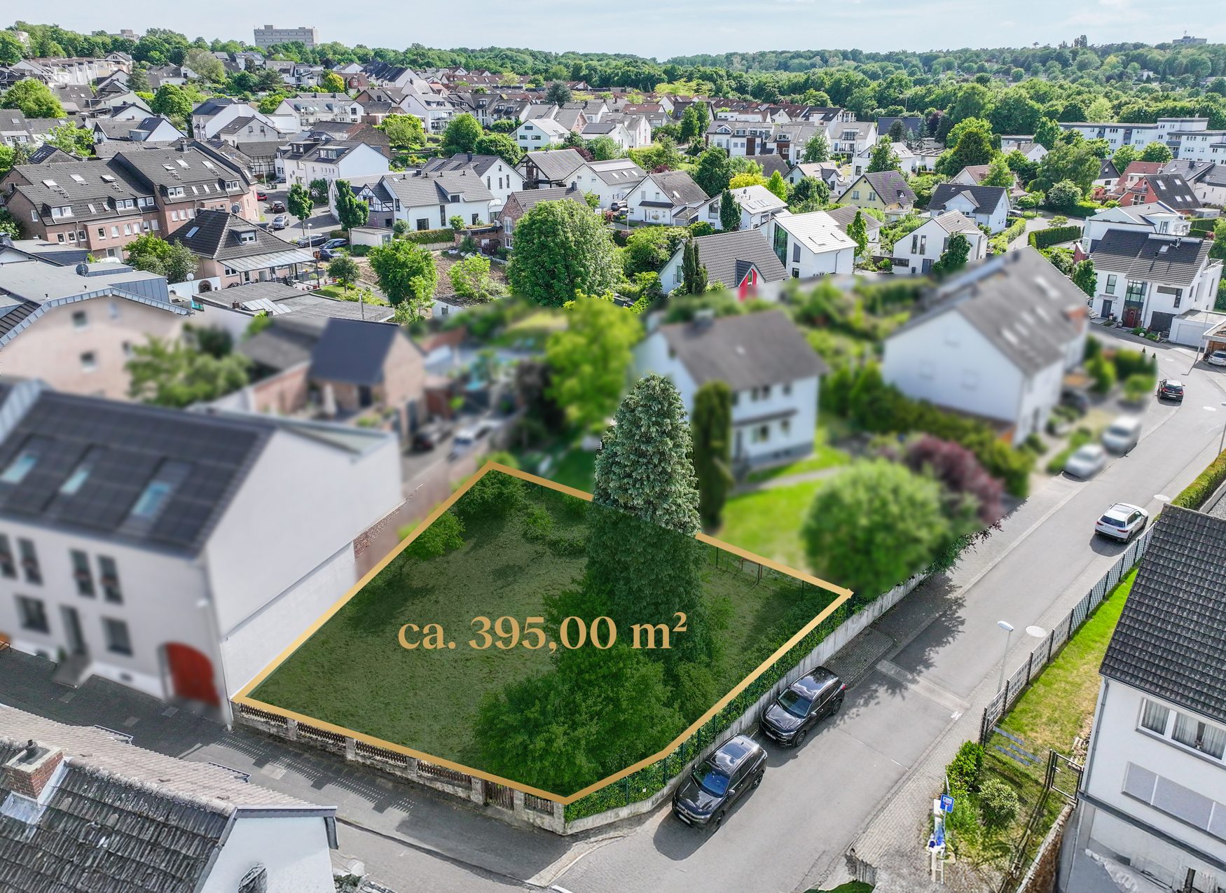 Immobilienangebot - Bonn - Grundstücke - Baugrundstück mit positiv beschiedener Bauvoranfrage für ein Ein-/Zweifamilienhaus in Bonn-Duisdorf