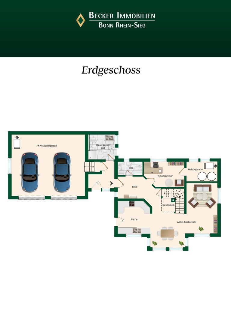 Immobilienangebot - Overath - Alle - Modernes Einfamilienhaus mit Doppelgarage auf großem Grundstück in ruhiger Lage von Overath-Federath