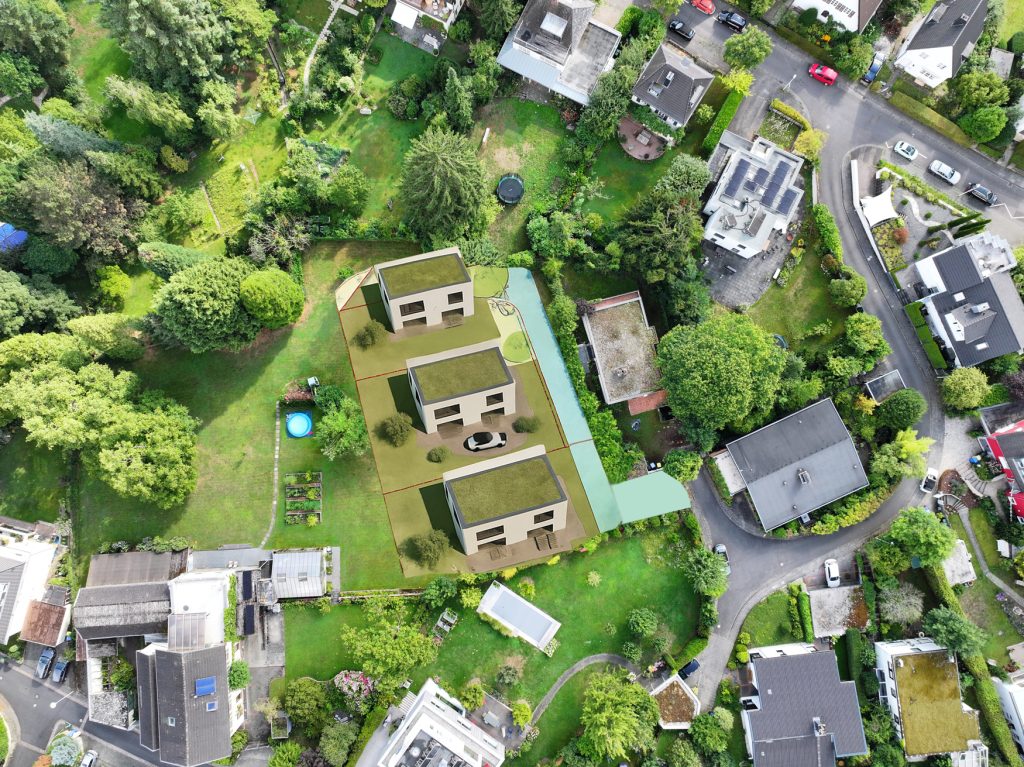 Immobilienangebot - Bonn / Dottendorf - Grundstücke - Exklusives Baugrundstück am Fuße des Venusbergs für ein modernes EFHs in Bonn-Dottendorf (Haus 1)