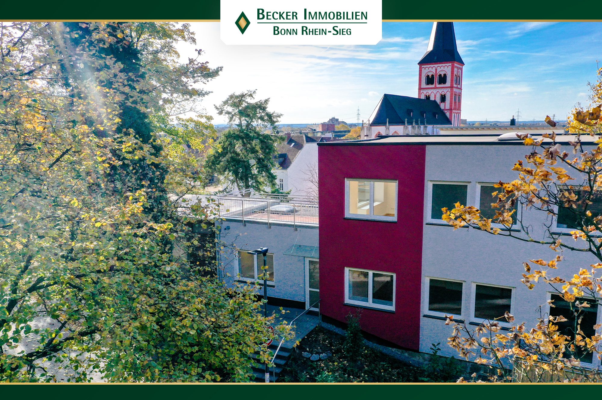 Immobilienangebot - Siegburg - Alle - Modernisiertes Haus/Wohnung mit Dachterrasse unterhalb des Michaelsberges oberhalb des  Marktplatzes
