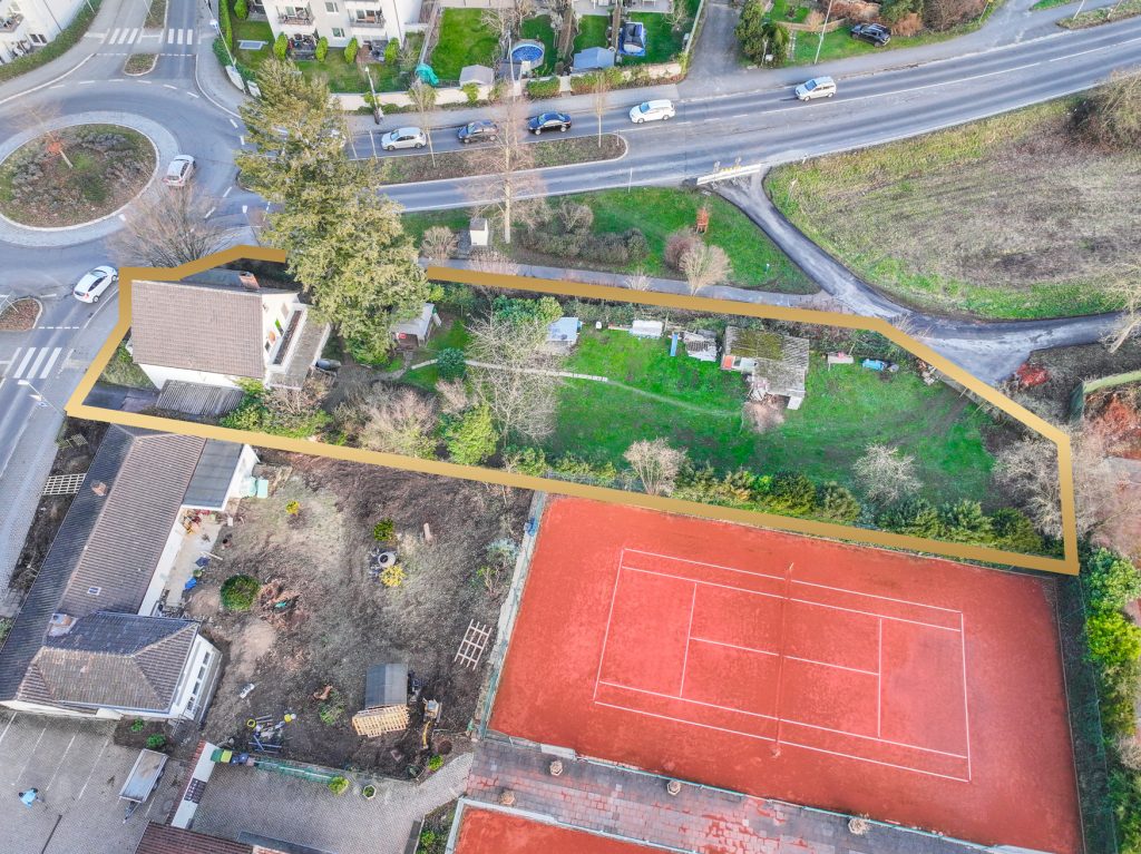 Immobilienangebot - Sankt Augustin - Grundstücke - Baugrundstück mit Bauvoranfrage für ein MFH mit ca. 464 m² Wohnfläche in Sankt Augustin-Menden