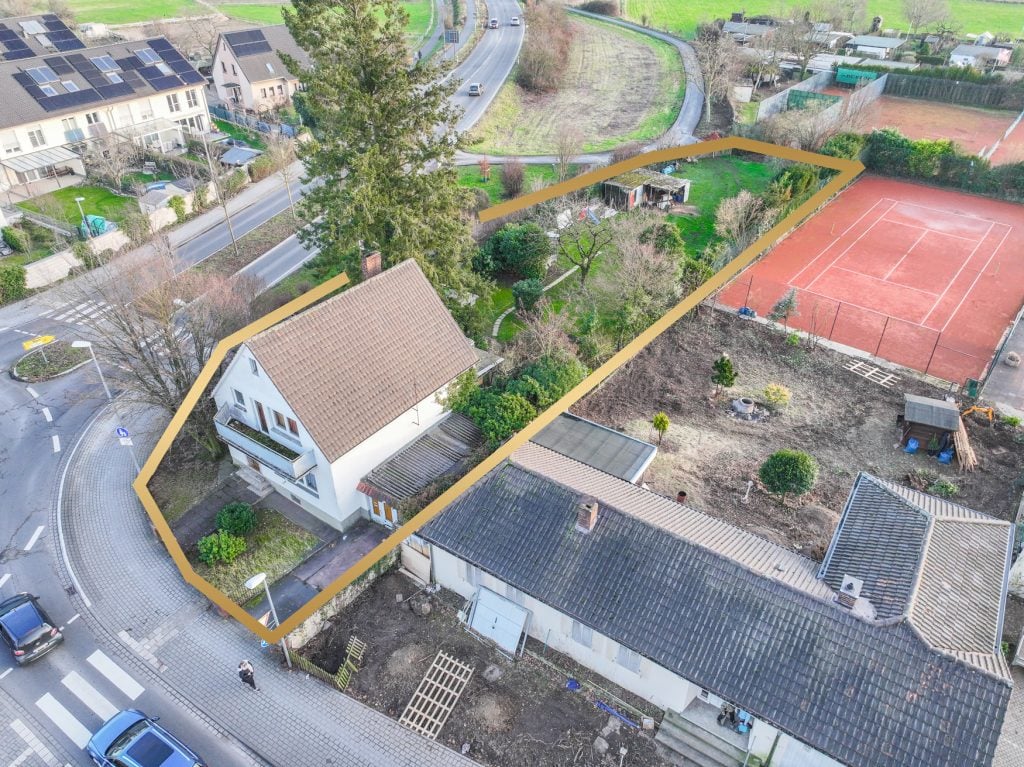 Immobilienangebot - Sankt Augustin - Grundstücke - Baugrundstück mit Bauvoranfrage für ein MFH mit ca. 464 m² Wohnfläche in Sankt Augustin-Menden