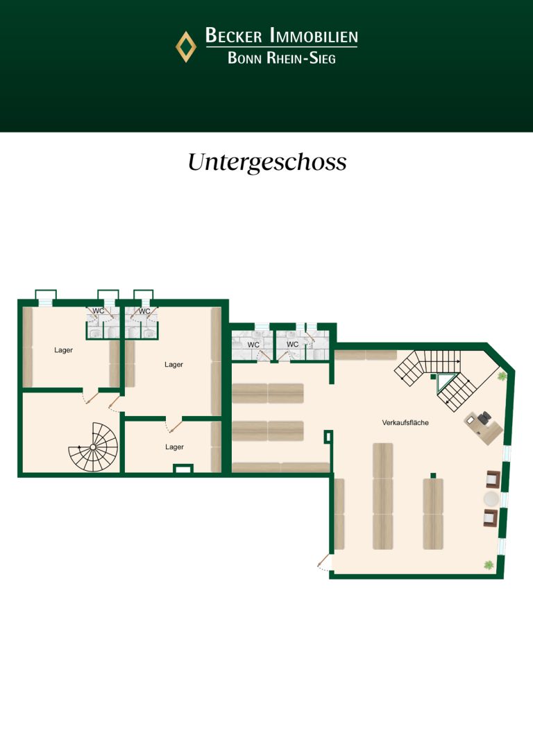 Immobilienangebot - Meckenheim - Alle - Langfristig vermietetes Ladenlokal mit 5 Stellplätzen in Top-Lage von Meckenheim mit hoher Rendite