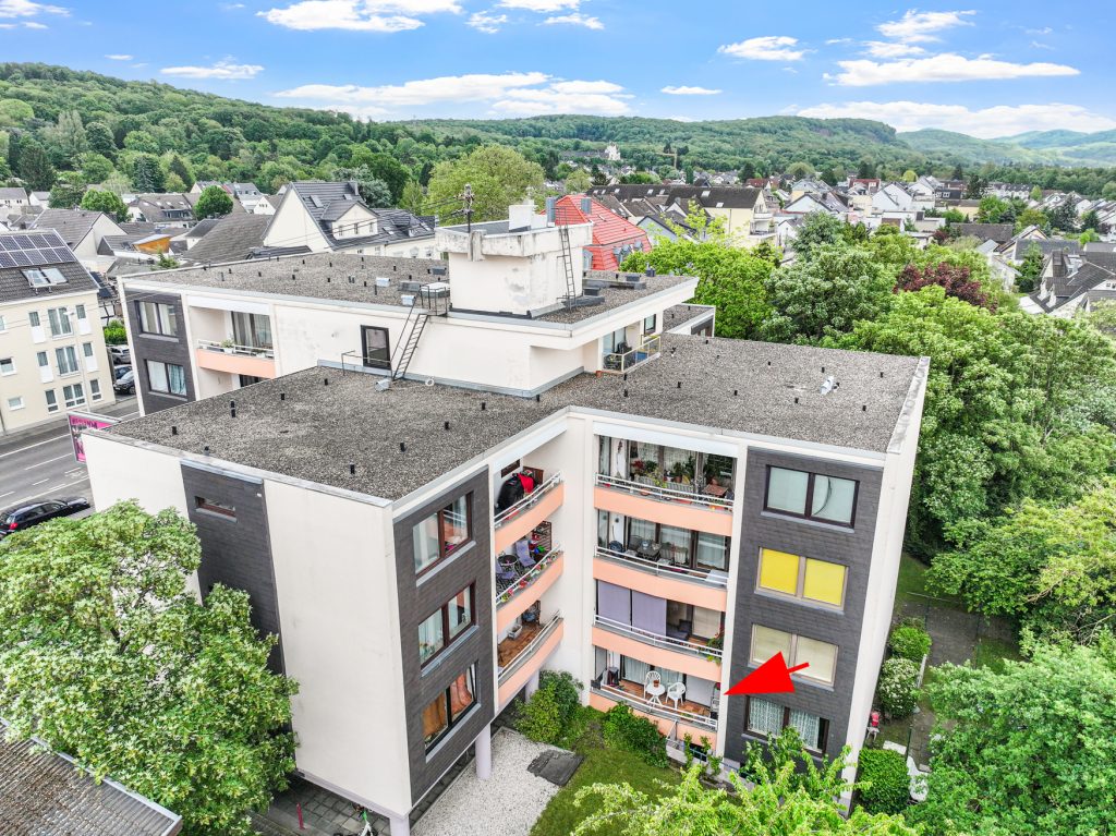 Immobilienangebot - Bonn - Alle - Vermietete 2-Zimmer-Wohnung mit Loggia und zwei Stellplätzen in bevorzugter Lage von Bonn-Ramersdorf