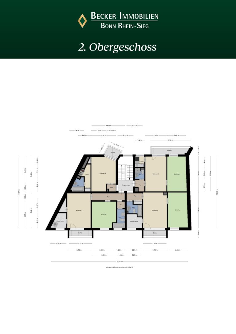 Immobilienangebot - Bonn - Alle - Gepflegtes Wohn-/Geschäftshaus mit 13 Einheiten und 2 Garagen in absoluter Top-Lage von Poppelsdorf