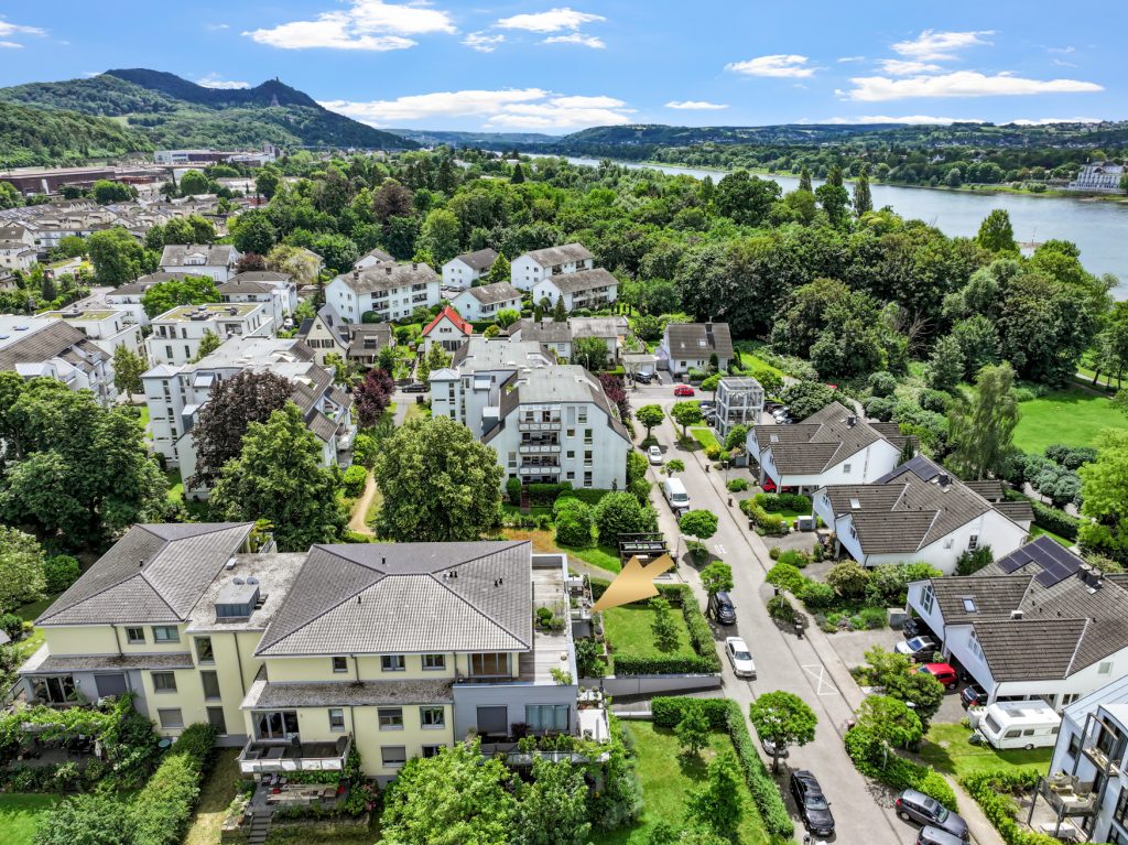 Immobilienangebot - Königswinter - Alle - Exklusive Junior-Penthouse Wohnung mit TG-Stellplatz in unmittelbarer Rheinnähe von Königswinter