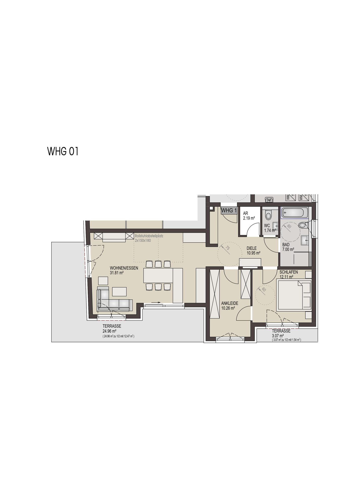Immobilienangebot - Albstadt-Pfeffingen - Alle - Herrlicher Ausblick, Tageslichtbad, Gäste-WC, 2 Terrassen, 70 m² Privatgarten, € 100.000 zu 1,00%!