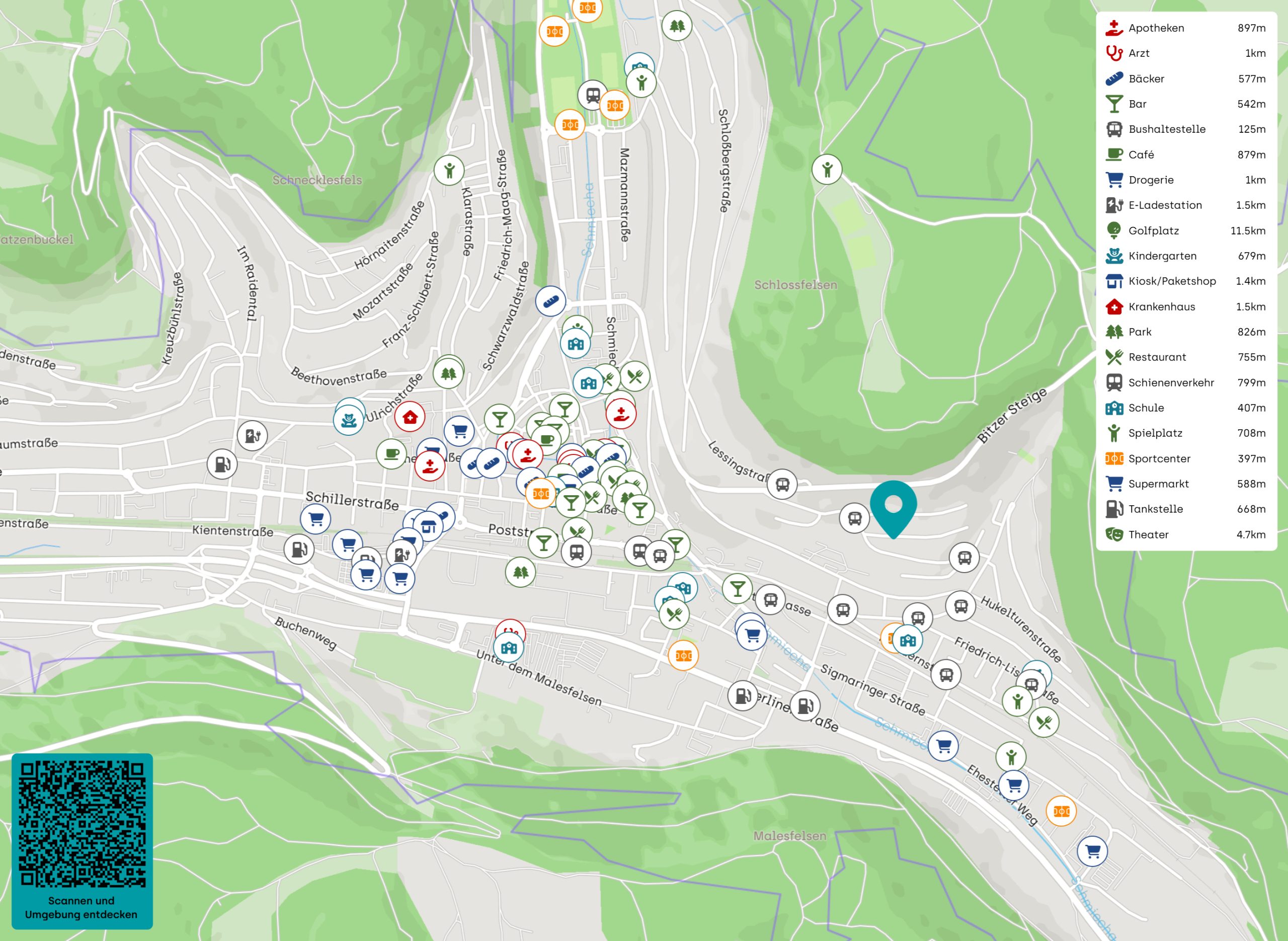 Immobilienangebot - Albstadt-Ebingen - Alle - Terrassenhaus in Bestlage mit Fernblick, großer Südterrasse, Doppelgarage & 2 Bädern - KfW 55!