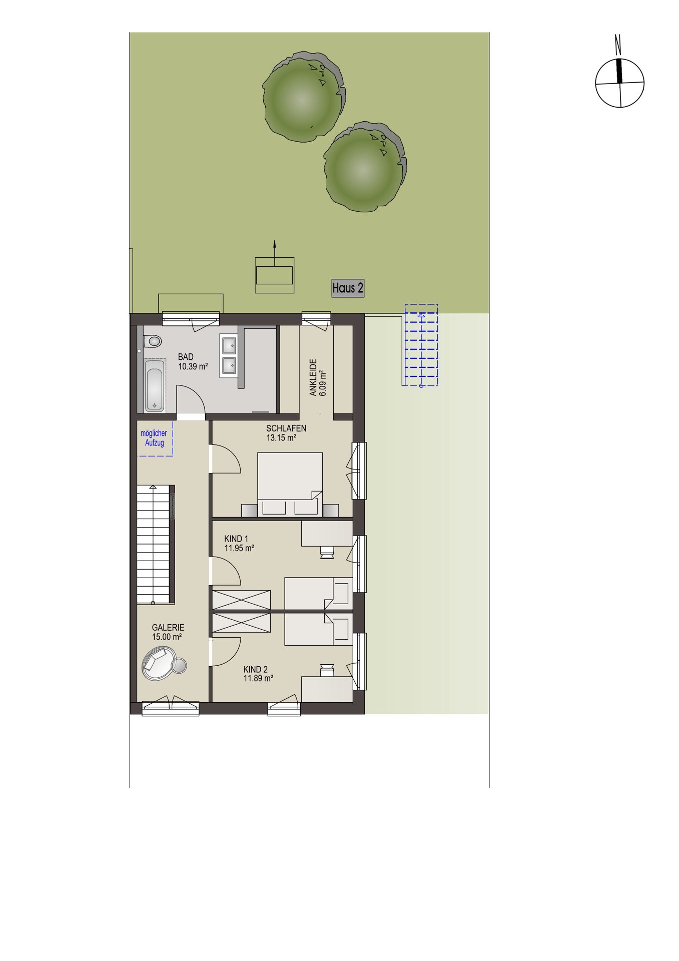 Immobilienangebot - Albstadt-Ebingen - Alle - Terrassenhaus in Bestlage mit Fernblick, großer Südterrasse, Doppelgarage & 2 Bädern - KfW 55!