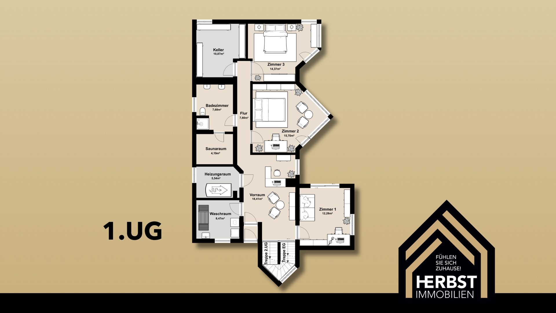 Immobilienangebot - Villingen-Schwenningen - Alle - Architektenvilla mit Panoramablick -
Drei Hauszugängen, Privatsphäre und Waldrandlage