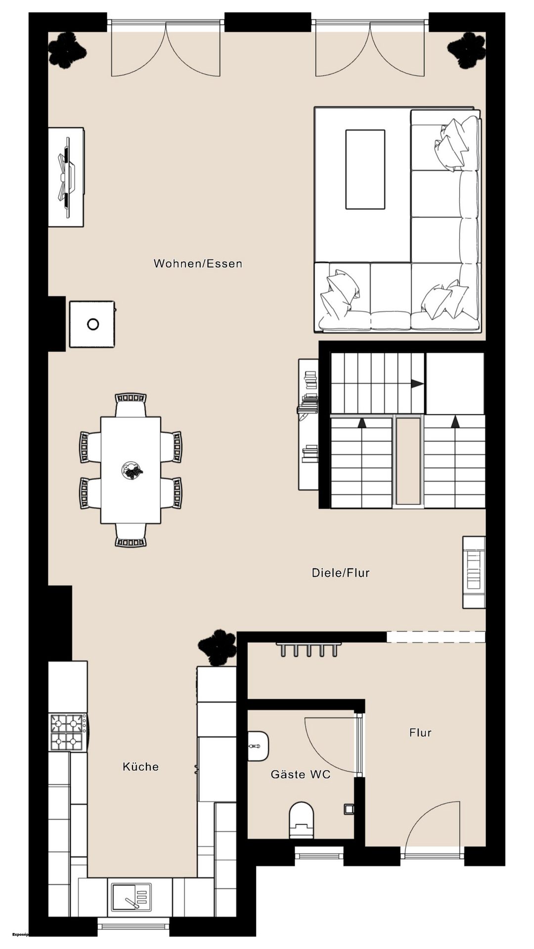Immobilienangebot - Villingen-Schwenningen - Alle - Bestlage im Friedrichspark – großer Wohnbereich, Kaminofen, Tageslichtbad, Sonnenterrasse & KfW 55!