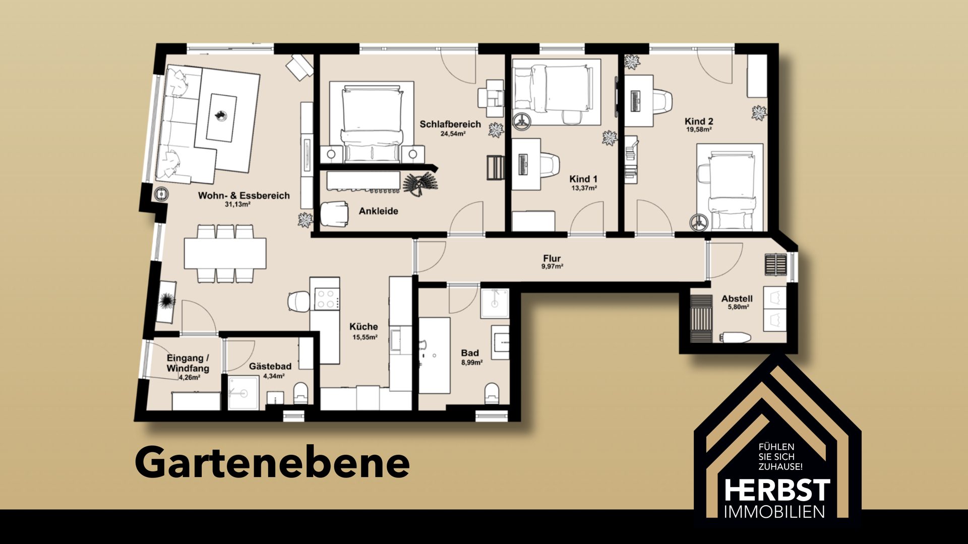 Immobilienangebot - Brigachtal / Klengen - Alle - Wohnen wie im eigenen Haus - Modernisierte Gartenwohnung mit Wohnkomfort