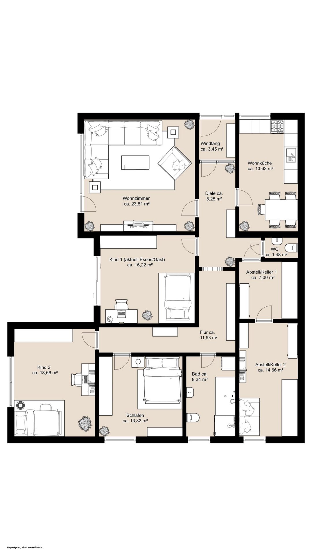 Immobilienangebot - Unterkirnach - Alle - Unverbaubarer Fernblick - Sonnenterrasse, Privatgarten, Wohnküche, Tageslichtbad & bald bezugsfrei!