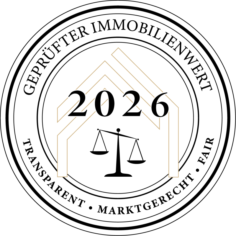 Siegel „Geprüfter Immobilienwert 2026“ für Herbst Immobilien – transparent, marktgerecht und fair.