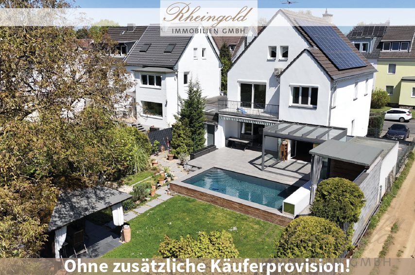 Immobilienangebot - Köln / Holweide - Häuser - Familiengerechtes Wohnen. Zukunftsfähig & Flexibel: Generationenwohnen mit 2 Garagen, Solar und Pool