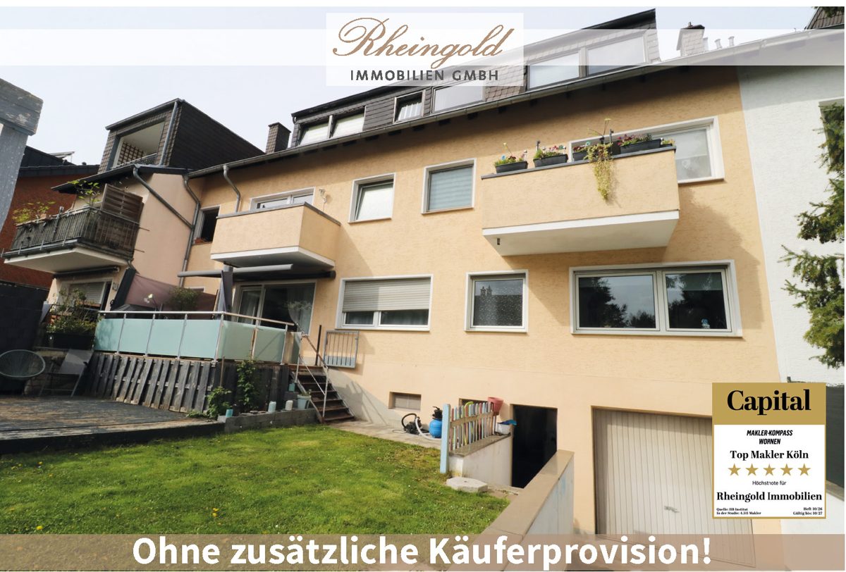 Immobilienangebot - Köln - Häuser - Ihr Investment mit Perspektive!
Mehrfamilienhaus mit 5 Eigentumswohnungen
im Kölner Westen.