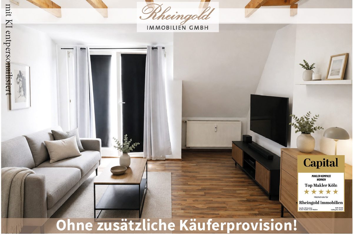 Immobilienangebot - Köln - Wohnungen - SÜDSTADT-RARITÄT MIT DACHTERRASSE 
3 ZIMMER, GARAGE. JETZT VERMIETET, Zukünftig Ihr Zuhause?