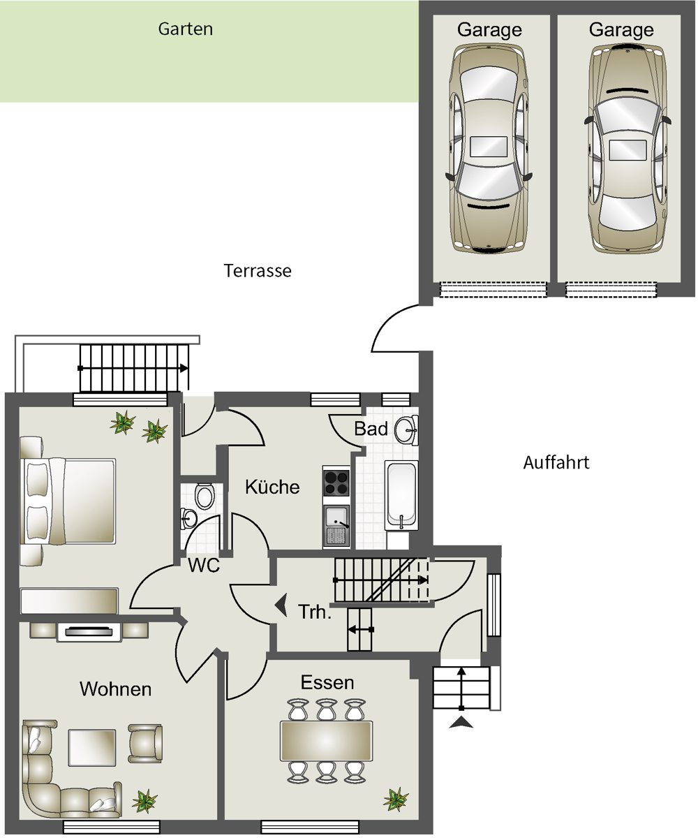 Immobilienangebot - Hürth - Häuser - Ein Haus, viele Möglichkeiten & Potenziale
MFH mit 3 ETW, Generationenwohnen, Eigennutzung, Invest.