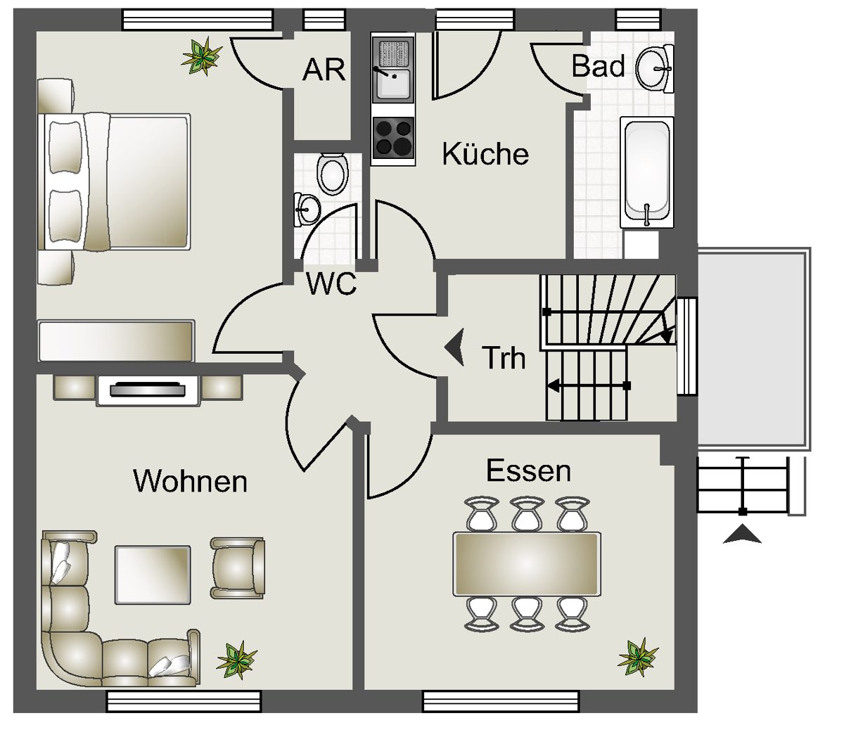 Immobilienangebot - Hürth - Häuser - Ein Haus, viele Möglichkeiten & Potenziale
MFH mit 3 ETW, Generationenwohnen, Eigennutzung, Invest.