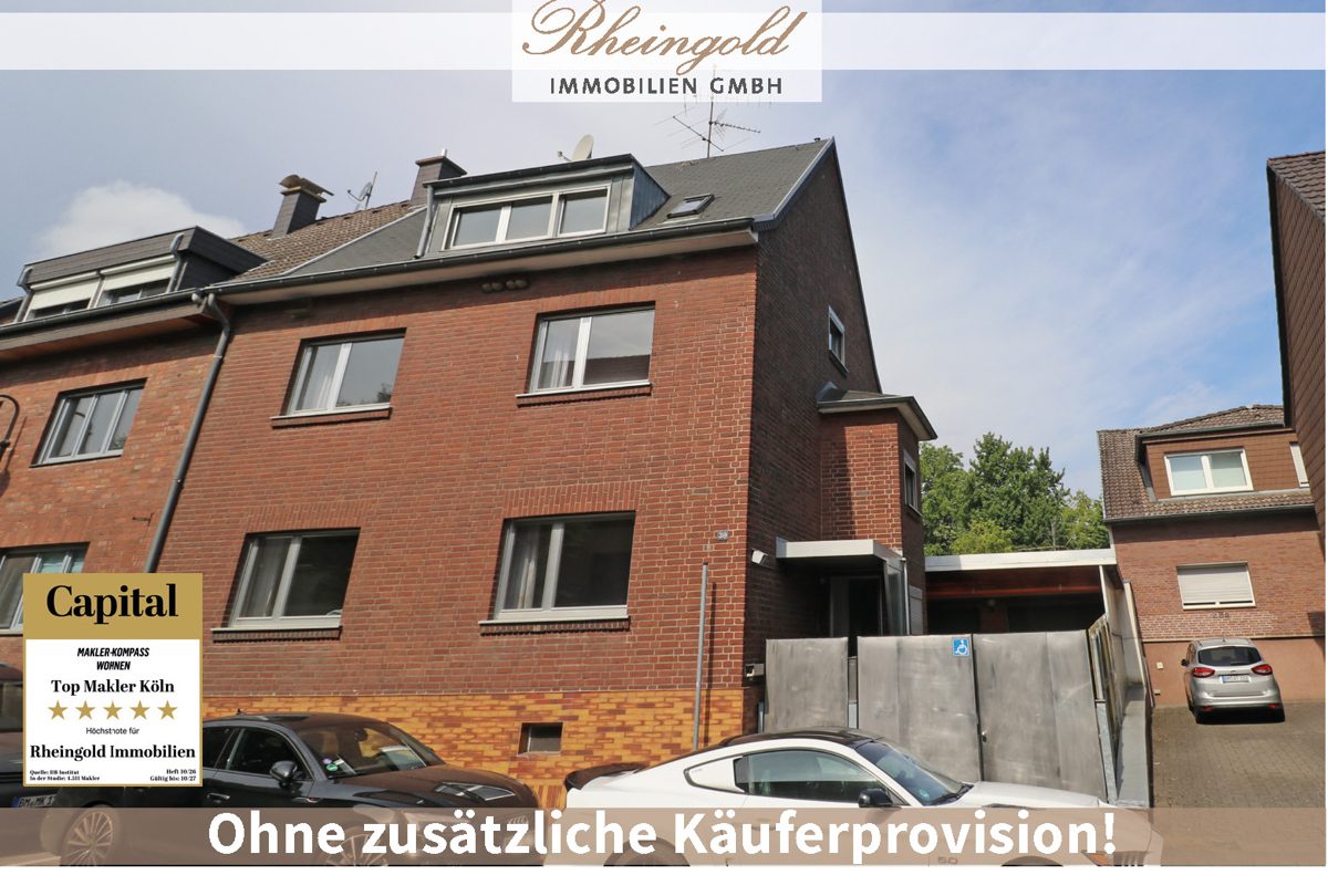 Immobilienangebot - Hürth - Häuser - Ein Haus, viele Möglichkeiten & Potenziale
MFH mit 3 ETW, Generationenwohnen, Eigennutzung, Invest.