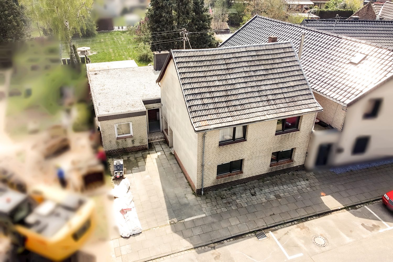 Luftaufnahme Gütelhöfer Immobilien - Immobilienangebot - Swisttal / Essig - Alle - Handwerklich begabt? Sanierung erforderlich! Ein- oder Zweifamilienhaus in Essig - Gebotsverfahren
