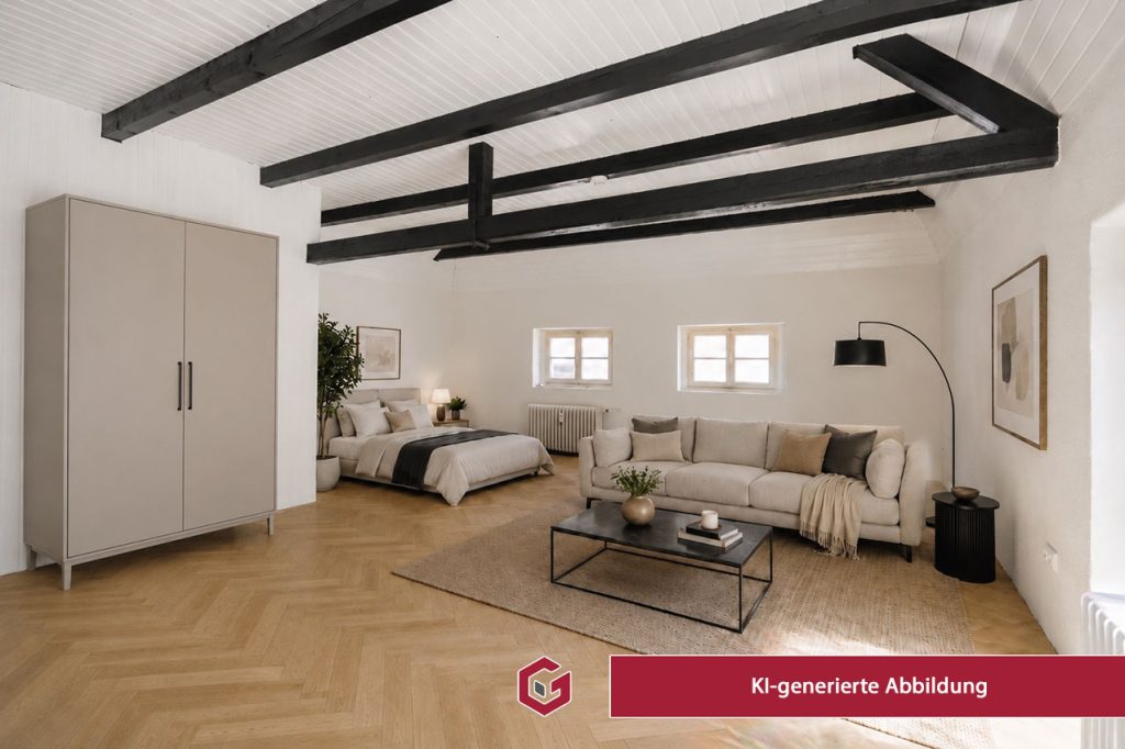 Gütelhöfer Immobilien - Immobilienangebot - Alfter - Alle - Individuell wohnen in Alfter! Charmante 1-Zimmer-Wohnung mit gemütlichem Charakter in ruhiger Lage