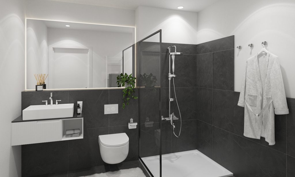 Gütelhöfer Immobilien - Immobilienangebot - Bornheim - Alle - Erstbezug - barrierefrei! Exklusive 57m² | 2-Zimmer Neubauwohnung mit Balkon und Fußbodenheizung