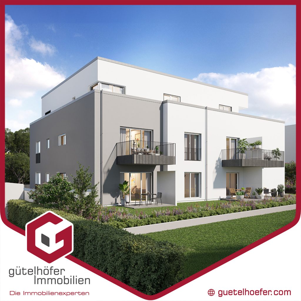 Gütelhöfer Immobilien - Immobilienangebot - Bornheim - Alle - Erstbezug - barrierefrei! Exklusive 57m² | 2-Zimmer Neubauwohnung mit Balkon und Fußbodenheizung