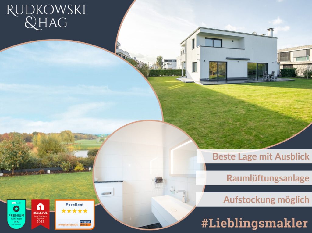 Immobilienangebot - Köln / Widdersdorf - Alle - Bauhausvilla mit hochwertiger Ausstattung direkt am Golfplatz