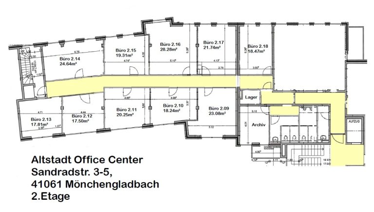 Immobilienangebot - Mönchengladbach - Alle - Arbeiten im Herzen von MG  -  Exklusive Büroräume in Top-Lage