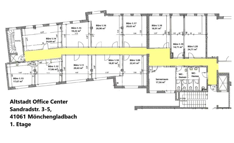 Immobilienangebot - Mönchengladbach - Alle - Attraktive, moderne Büroflächen in der MG-Altstadt  -  Beste Lage