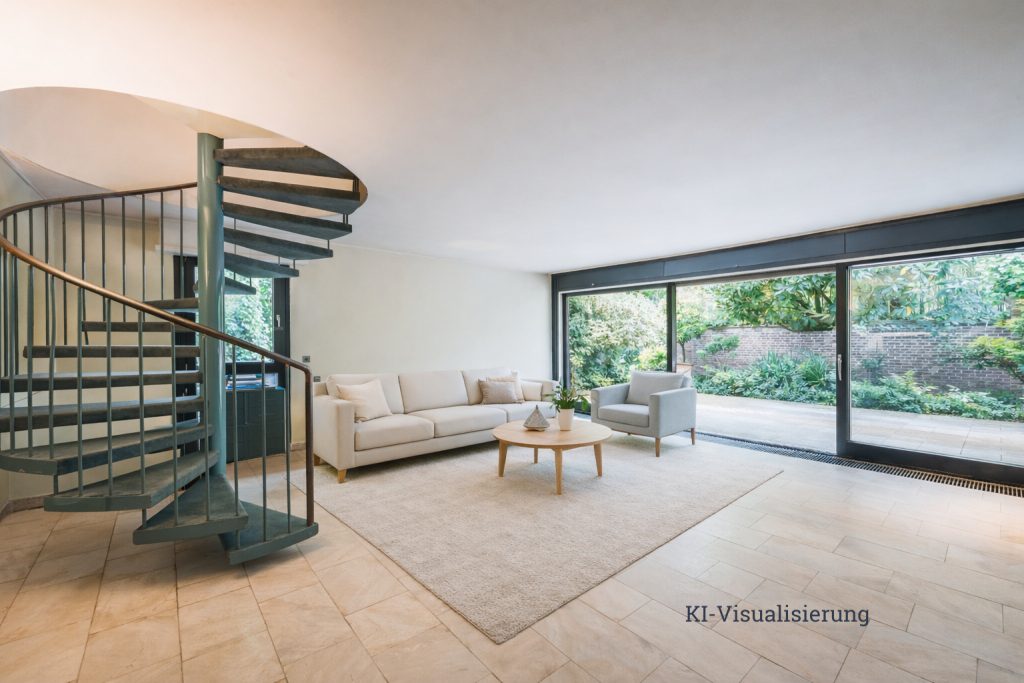 Immobilienangebot - Köln - Alle - Maisonette mit Hauscharakter  -  Ruhig, diskret mit viel Grün umgeben