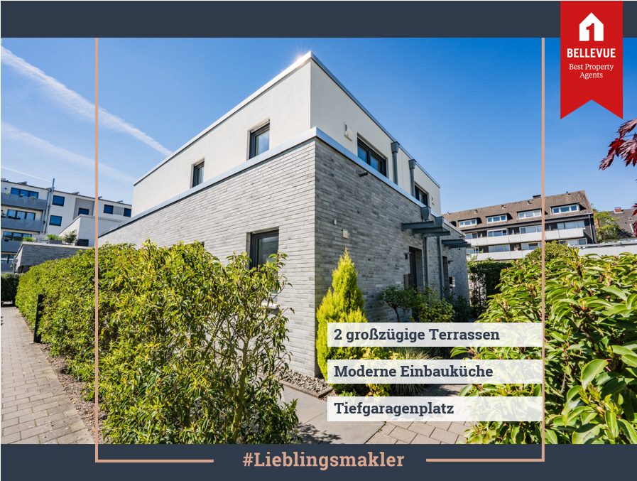 Immobilienangebot - Köln / Sülz - Alle - Köln-Sülz  -  Moderne DHH  -   KFW 55 Haus  -  Energieeffizienzklasse  A