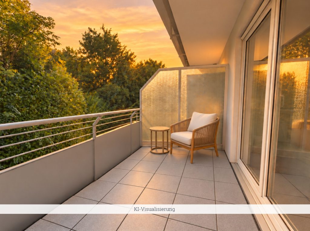 Balkon Immobilienangebot - Köln - Alle - Müngersdorfer Bestlage | 2 Zimmer, Balkon ins Grüne & TG | Frühjahr 2027