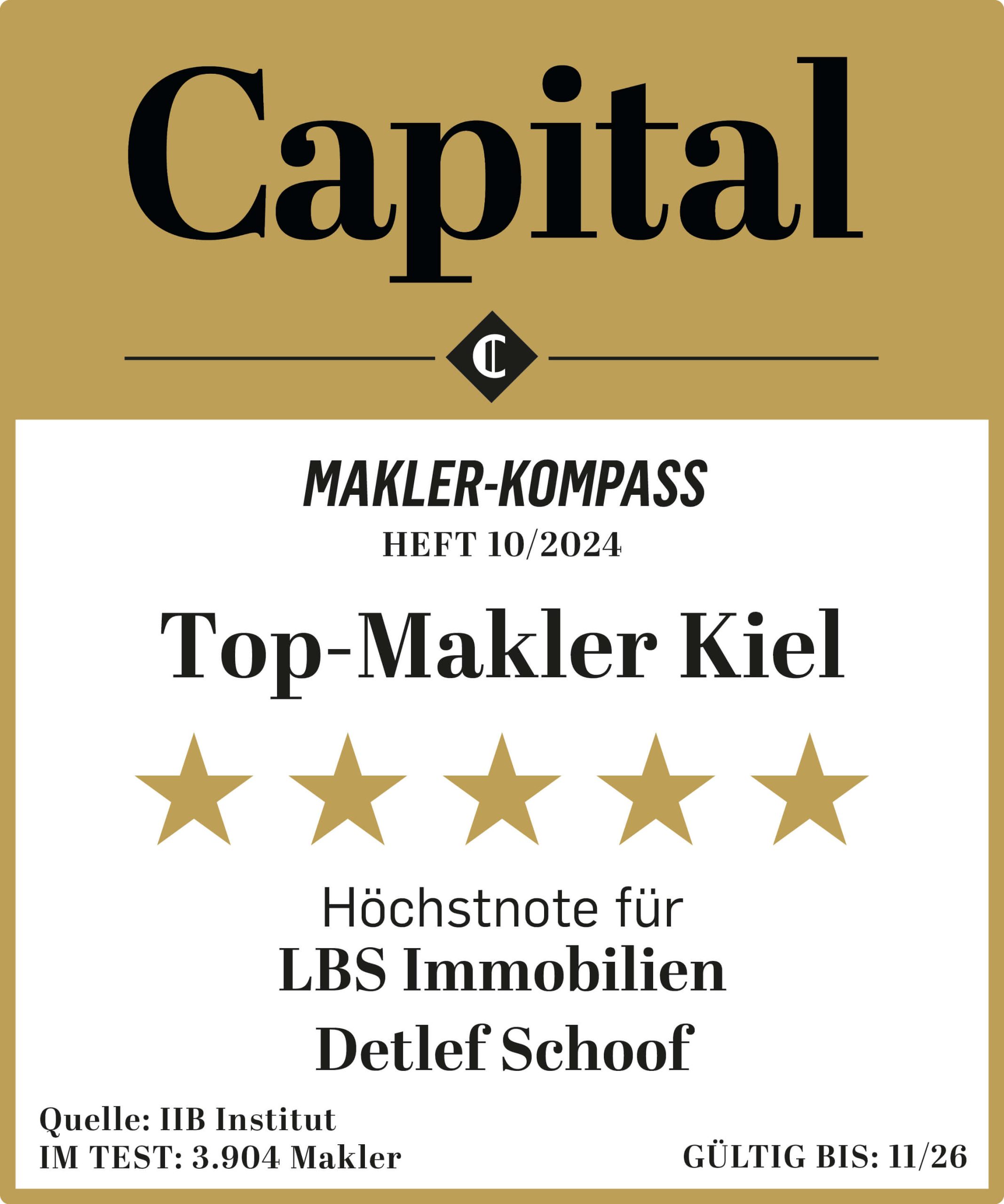 Capital Top Makler 5-Sterne_Detlef Schoof Immobilien LBS