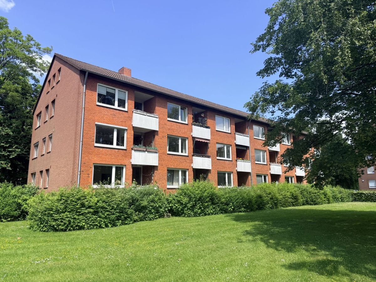 Immobilienangebot - Kiel - Alle - 2-Zimmer-Eigentumswohnung mit Balkon zur Kapitalanlage in Kiel-Hassee