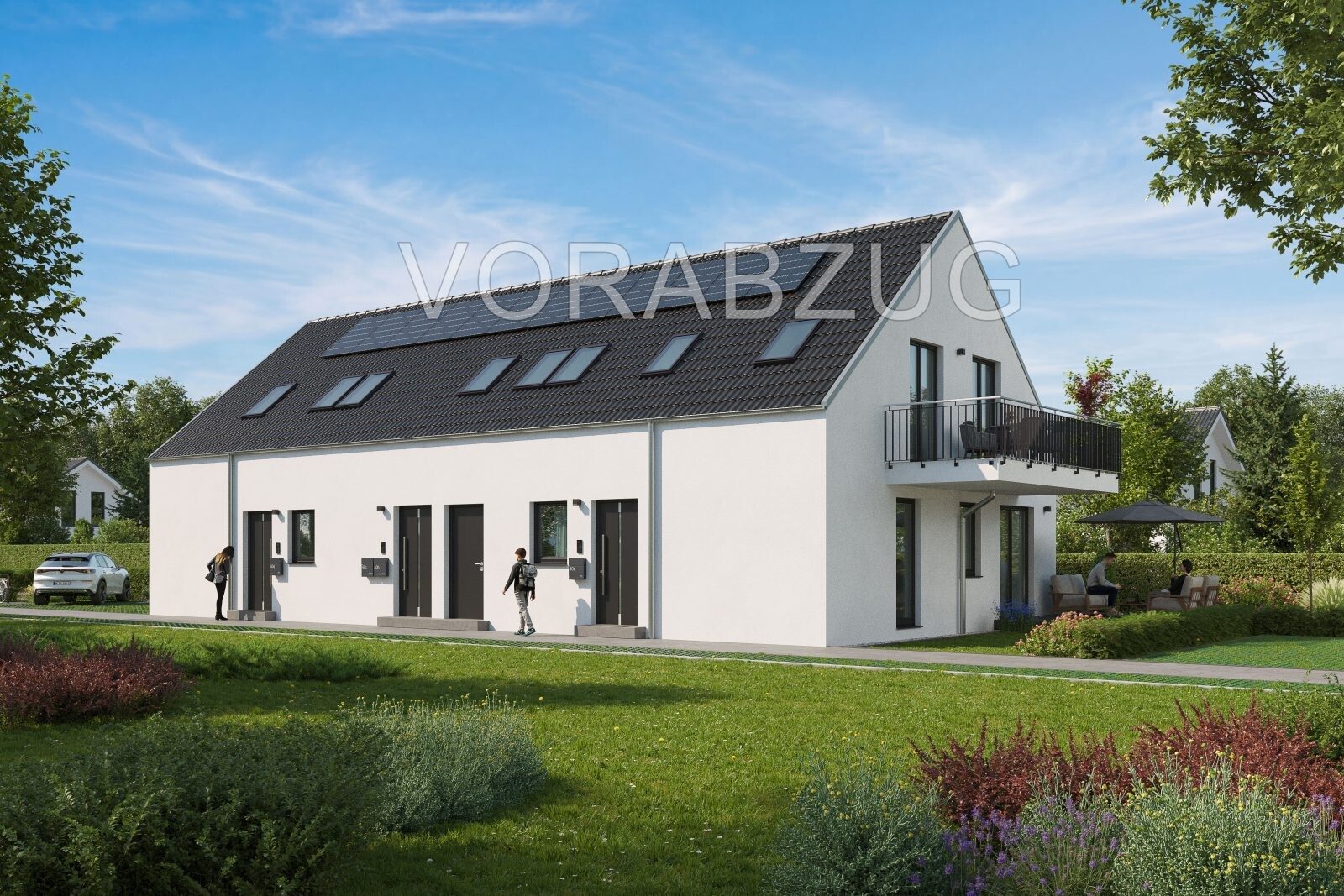 Immobilienangebot - Flintbek - Alle - 2- oder 3-Zimmer-Neubau-
Eigentumswohnung mit flexibler Aufteilung in exklusiver Lage mit Garten