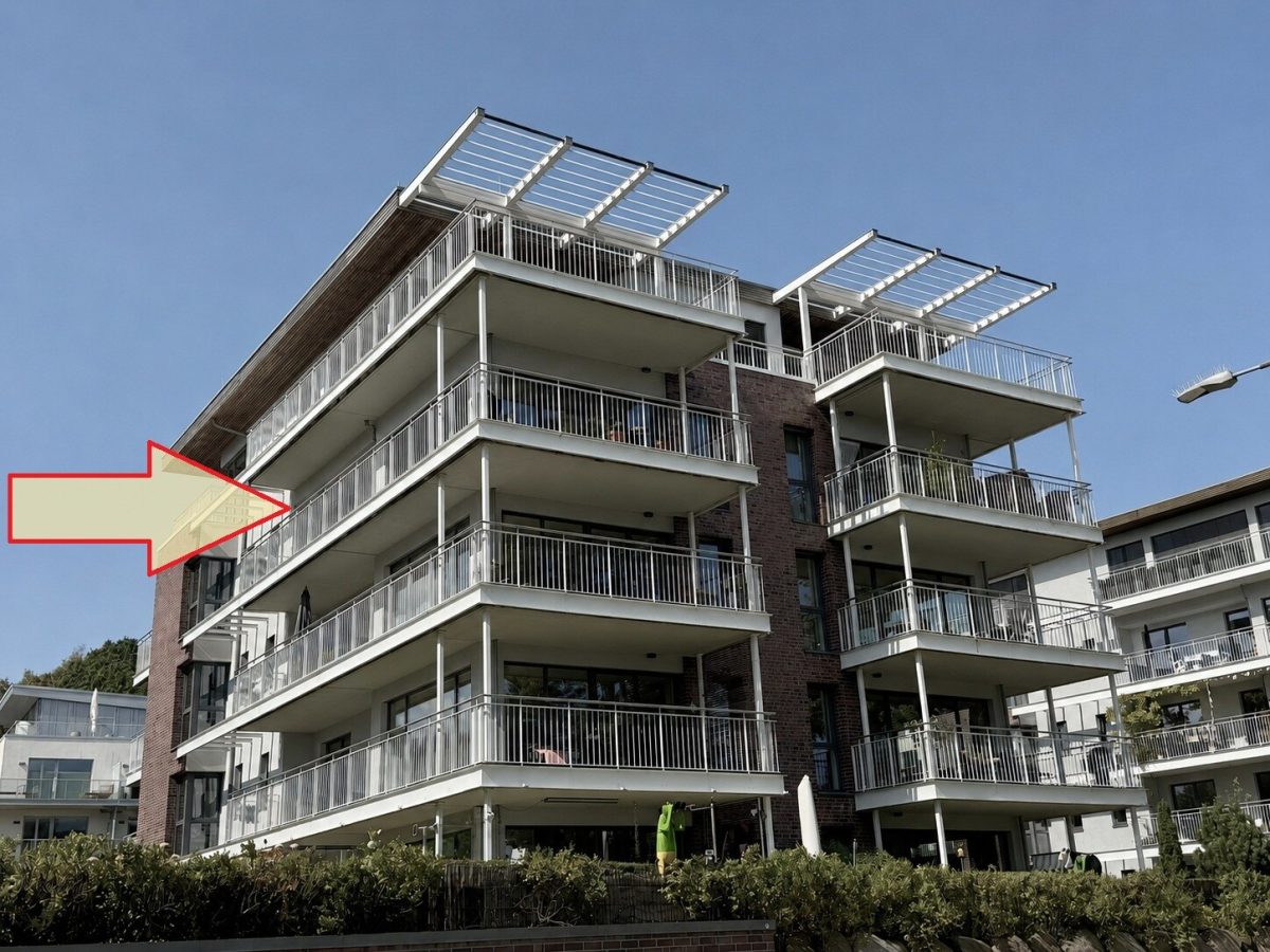 Immobilienangebot - Kiel / Holtenau - Alle - Fördeblick in erster Reihe - exklusives Wohnen in Kiel - Holtenau