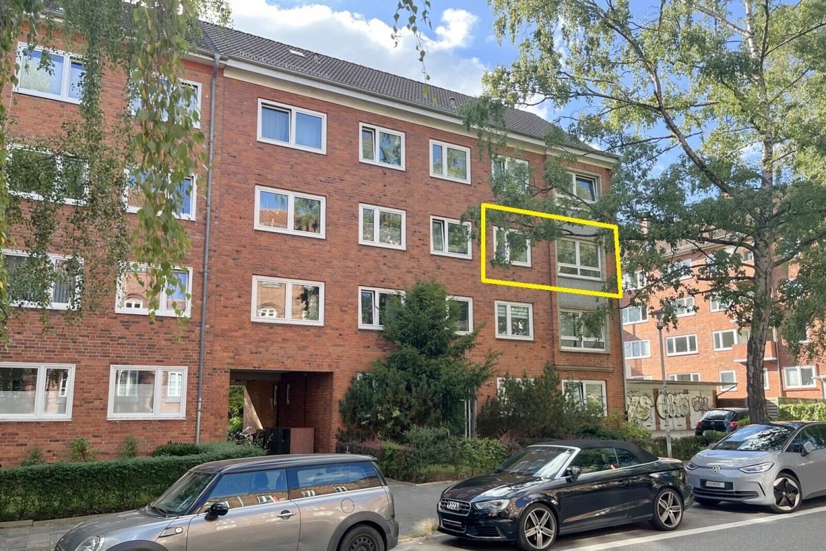 Immobilienangebot - Kiel - Alle - Frisch renovierte, WG-geeignete 2-Zimmer-ETW im beliebten 24105 Kiel