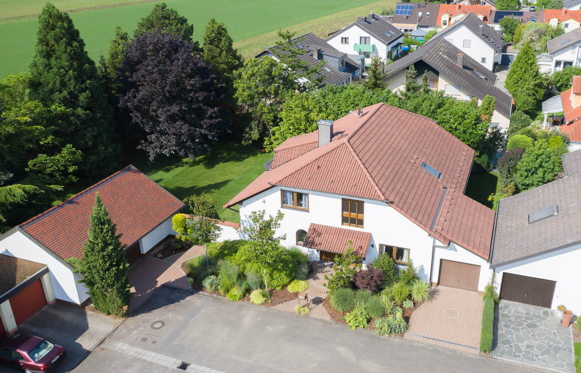 Drohnenaufnahmen mit Krebs Immobilien