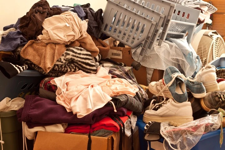 Messiwohnung vor der Entrümplung