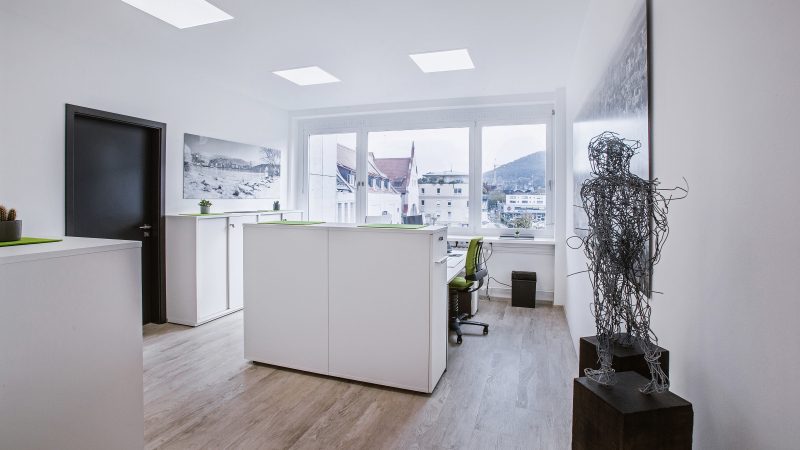 Blick in die Büroräume von Krebs Immobilien