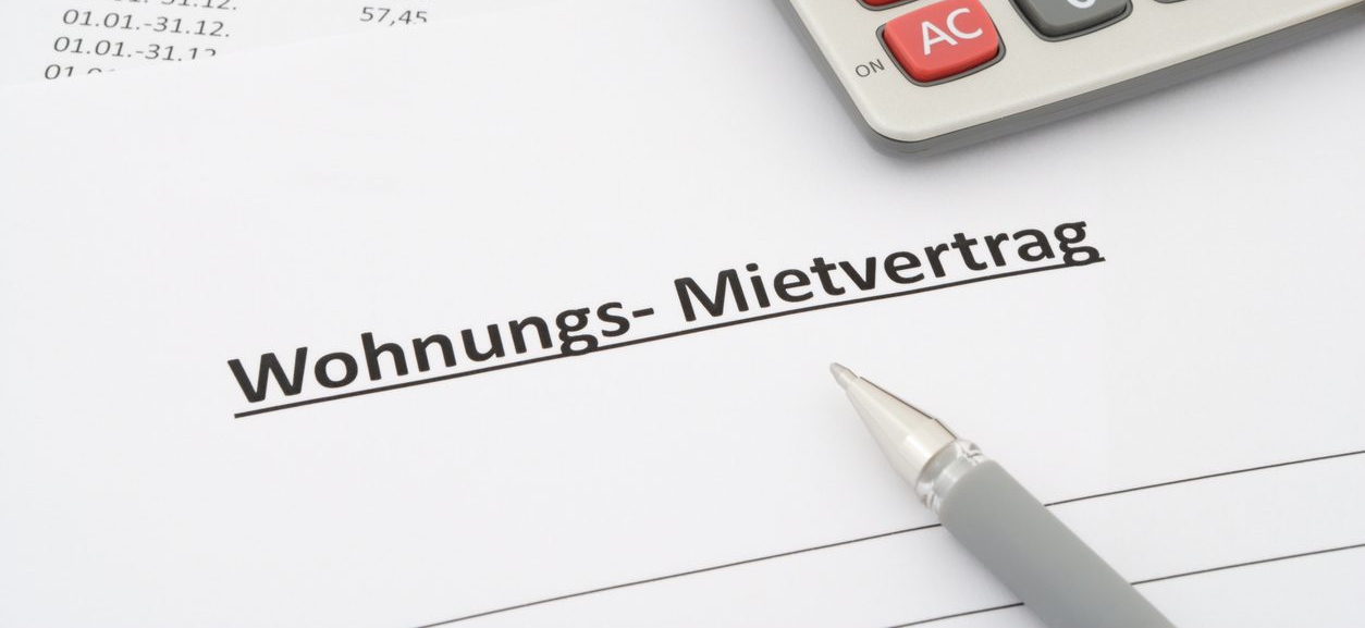 Ein Wohnungsmietvertrag